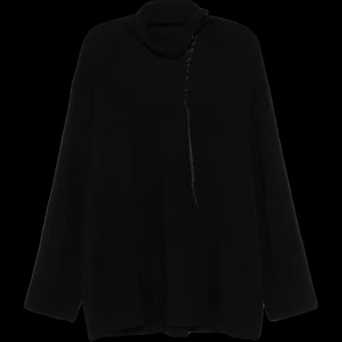 Yohji Yamamoto Pour Homme Embroidered Turtle Long-Sleeve Sweater 'Black'