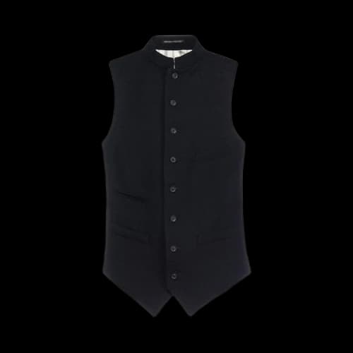 Yohji Yamamoto Pour Homme A-Stand Vest 'Black'