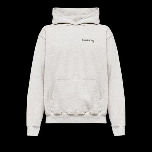 Sporty & Rich Health Club Hoodie 'Oatmeal'