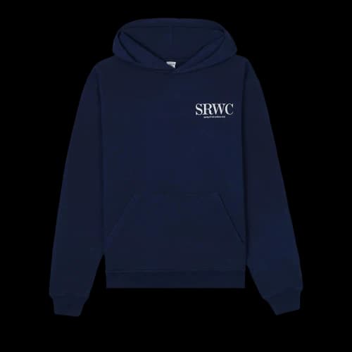 Sporty & Rich Upper East Side Hoodie 'Navy/White'