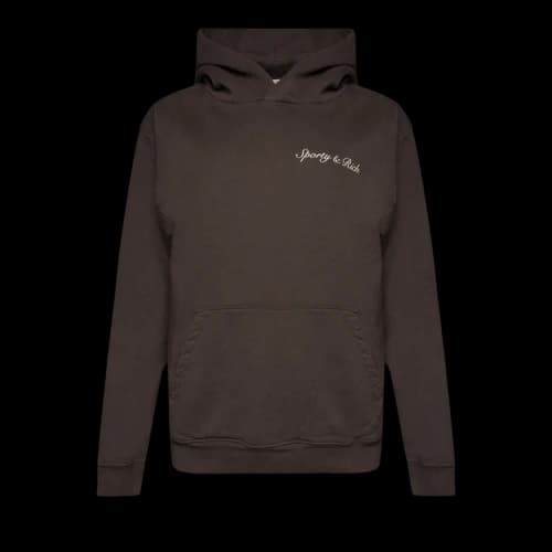 Sporty & Rich Syracuse Hoodie 'Chocolate'