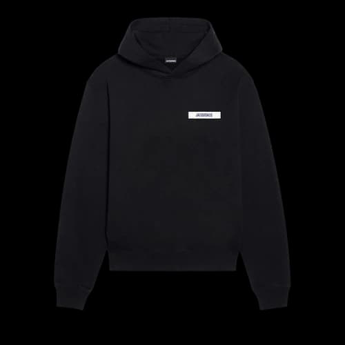 Jacquemus Le Hoodie Gros Grain 'Black'