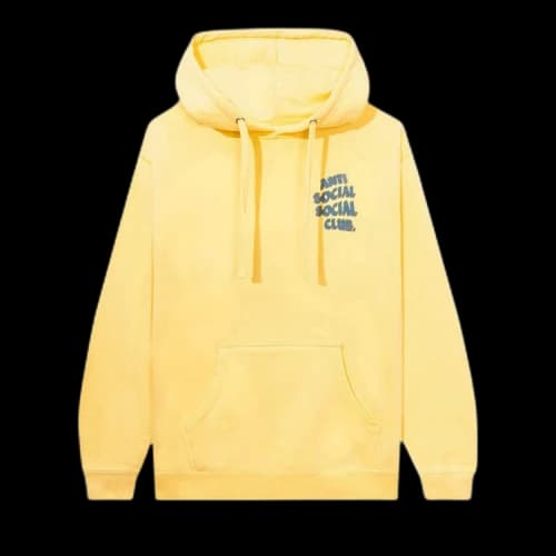 Anti Social Social Club How Deep Hoodie 'Yellow'