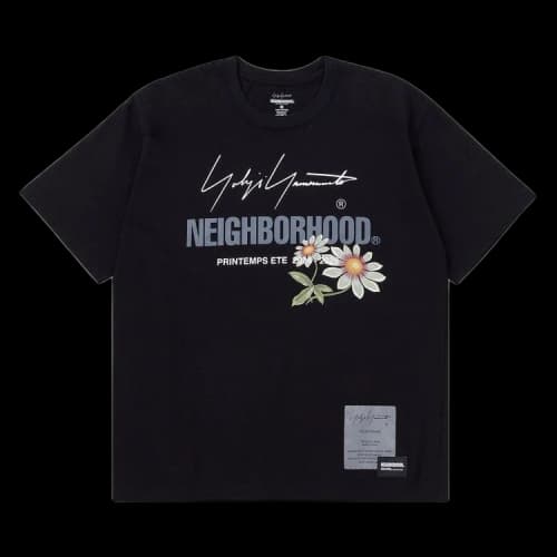 Yohji Yamamoto Pour Homme x Neighborhood Short-Sleev Tee-1 'Black'