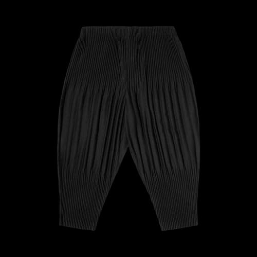 Homme Plissé Issey Miyake Basic Pleated Pants 'Black'