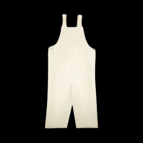 Issey Miyake Pleated Jumpsuit Overalls 'White'