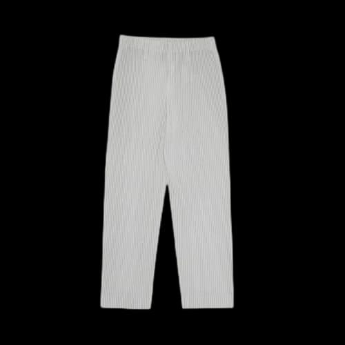 Homme Plissé Issey Miyake Basic Pleated Trousers 'Grey'