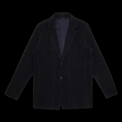 Homme Plissé Issey Miyake Pleated Blazer 'Black'