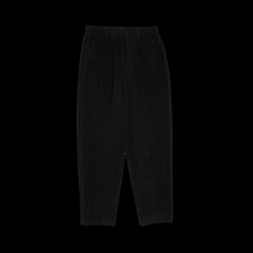 Homme Plissé Issey Miyake Pleated Straight-Leg Trousers 'Black'