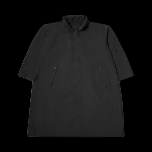 Homme Plissé Issey Miyake Mid Length Coat 'Black'