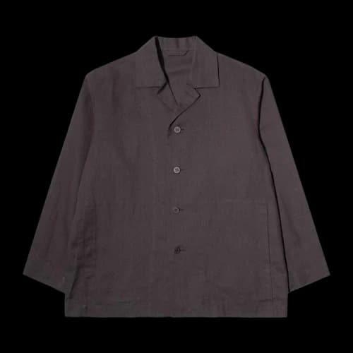 Homme Plissé Issey Miyake Button Up Shirt 'Brown'