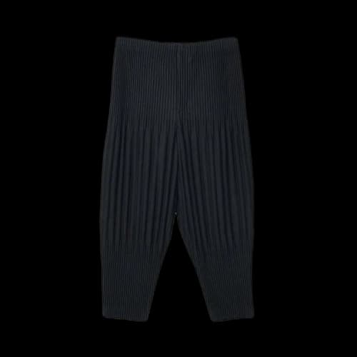 Homme Plissé Issey Miyake Basic Tapered Mid Calf Pants 'Black'