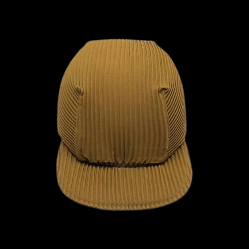 Homme Plissé Issey Miyake Pleats Cap 'Yellow'