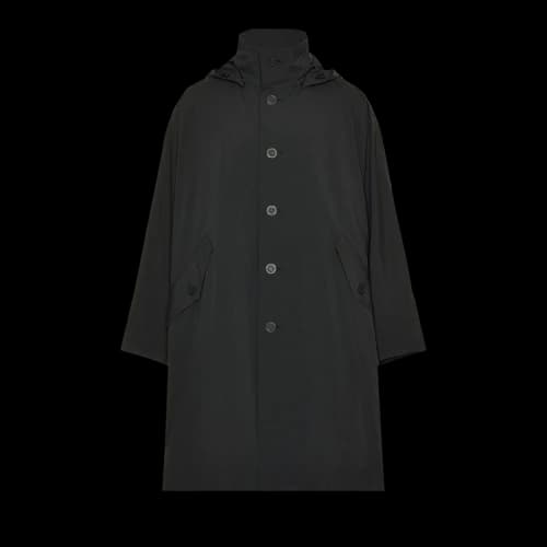 Homme Plissé Issey Miyake Flip Coat 'Black'