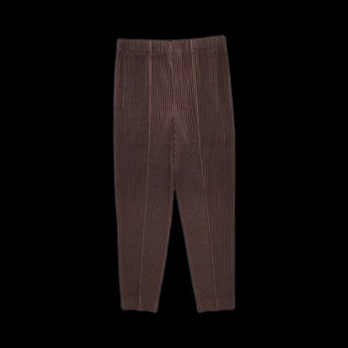 Homme Plissé Issey Miyake Pleated 3 Pants 'Burnt Brown'