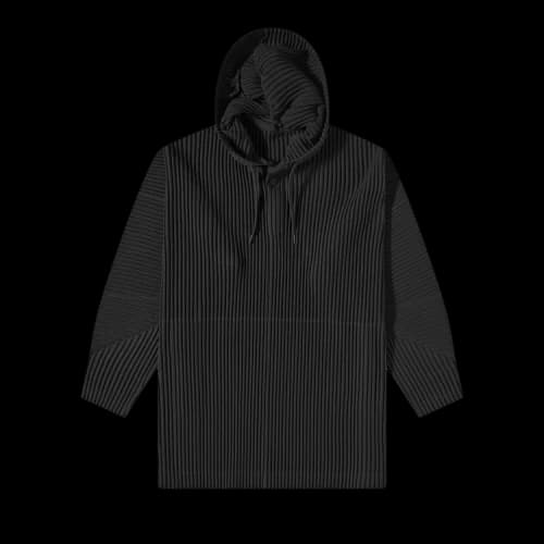 Homme Plissé Issey Miyake Color Pleated Hoodie 'Black'