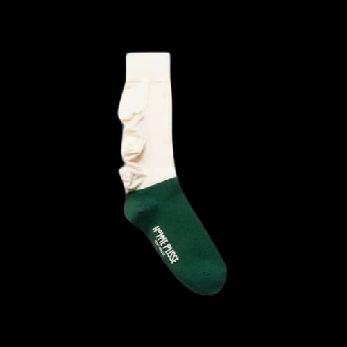 Homme Plissé Issey Miyake Flowers Socks 'Ivory'