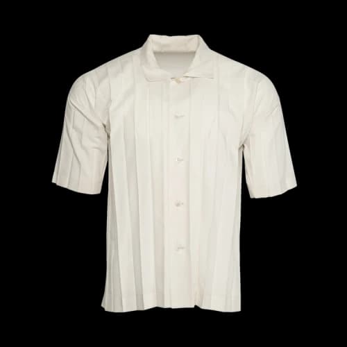 Issey Miyake Edge Shirt 'Ivory'