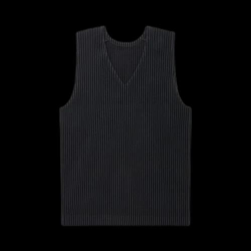 Homme Plissé Issey Miyake V Neck Sleeveless Vest 'Black'