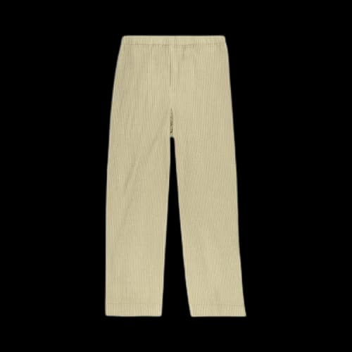 Homme Plissé Issey Miyake Loose Fit Straight Pants 'Beige'