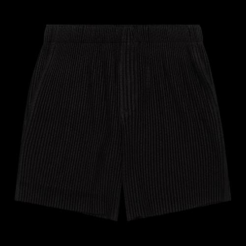 Homme Plissé Issey Miyake Outer Mesh Shorts 'Black'