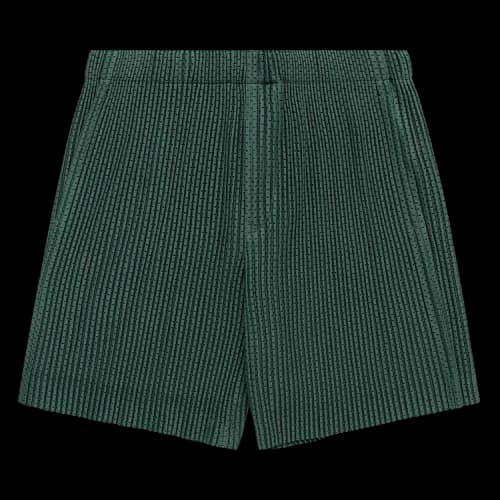 Homme Plissé Issey Miyake Outer Mesh Shorts 'Green'