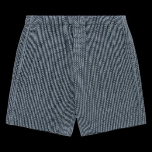 Homme Plissé Issey Miyake Outer Mesh Shorts 'Grey'
