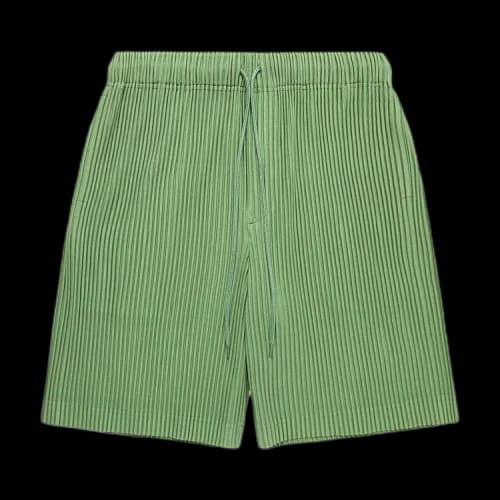 Homme Plissé Issey Miyake Color Pleats Bottoms 'Grass Green'