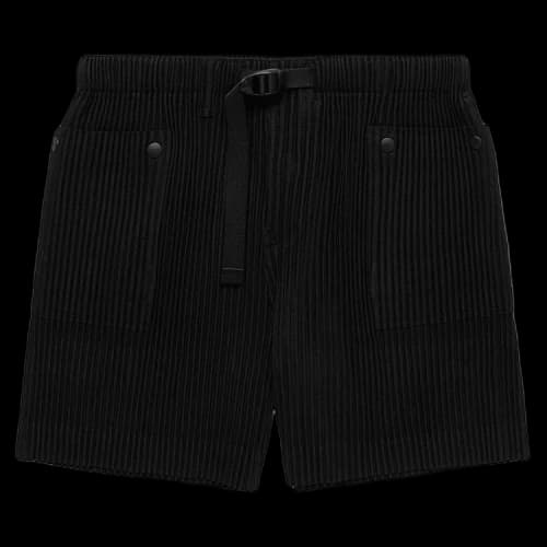 Homme Plissé Issey Miyake Flip Shorts 'Black'