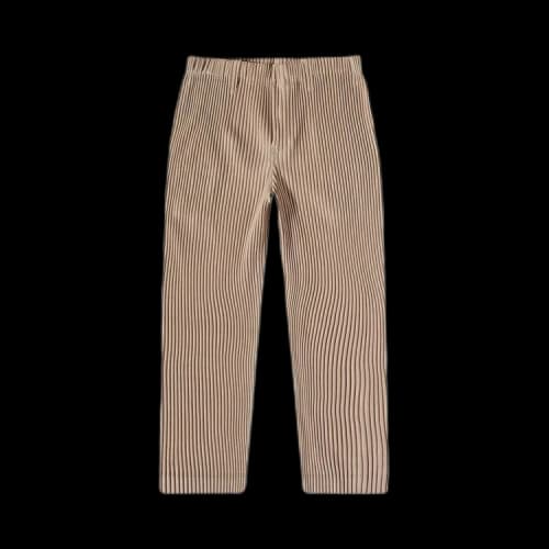 Issey Miyake Color Pleats Pants 'Sand Beige'