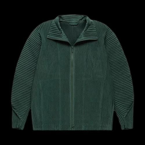 Homme Plissé Issey Miyake Outer Mesh Jacket 'Green'