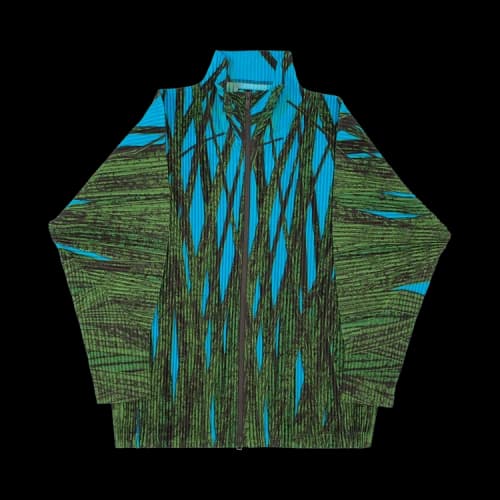 Homme Plissé Issey Miyake Grass Field Shirt 'Green'