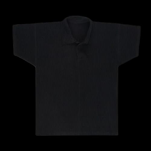 Homme Plissé Issey Miyake Basics Polo Shirt 'Black'