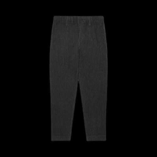 Homme Plissé Issey Miyake Basics Tapered Trousers 'Black'