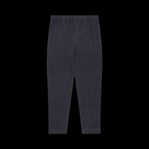 Homme Plissé Issey Miyake Basics Tapered Trousers 'Navy'