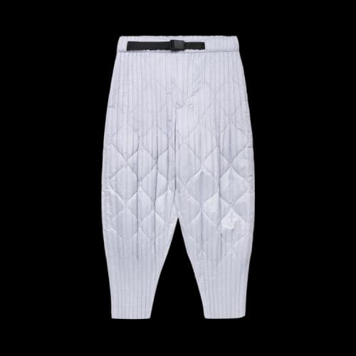Homme Plissé Issey Miyake Padded Pleats Trousers 'Blue'
