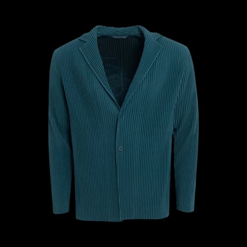 Issey Miyake Tailored Pleats 2 Jacket 'Deep Marine Blue'
