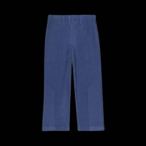Homme Plissé Issey Miyake Color Block Pants 'Stormy Blue'