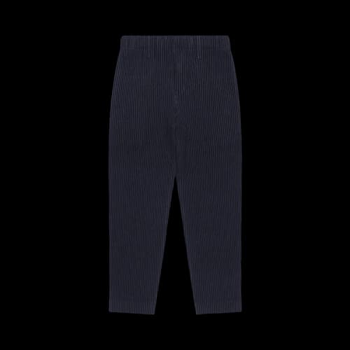 Homme Plissé Issey Miyake Pleats Trousers 'Navy'