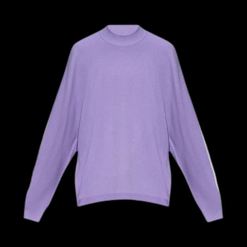Homme Plissé Issey Miyake Framework Knit Mockneck 'Purple'