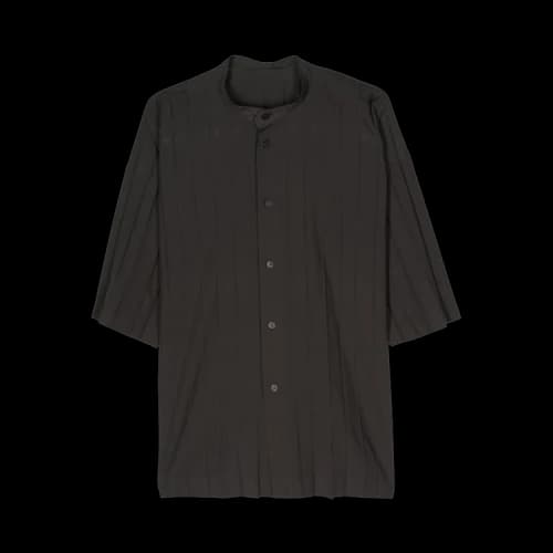 Homme Plissé Issey Miyake Edge Shirt 'Charcoal'