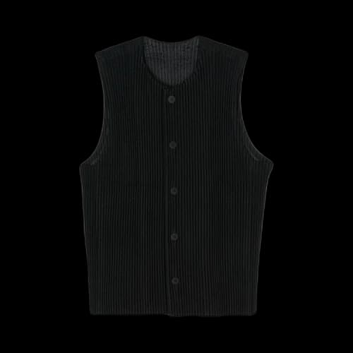 Homme Plissé Issey Miyake Tailored Pleats Vest 'Black'