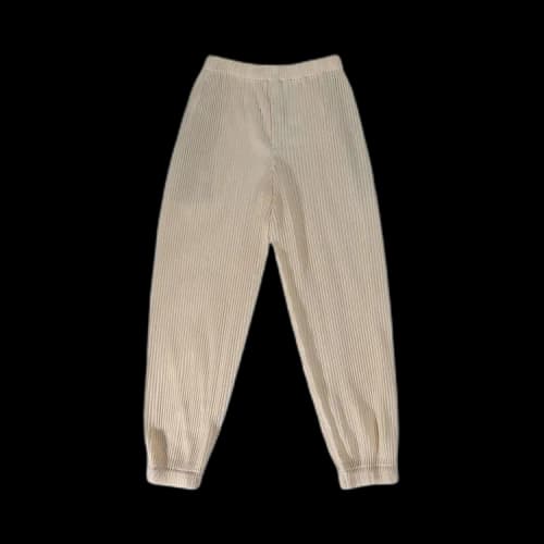 Homme Plissé Issey Miyake MC June Pants 'Vanilla White'