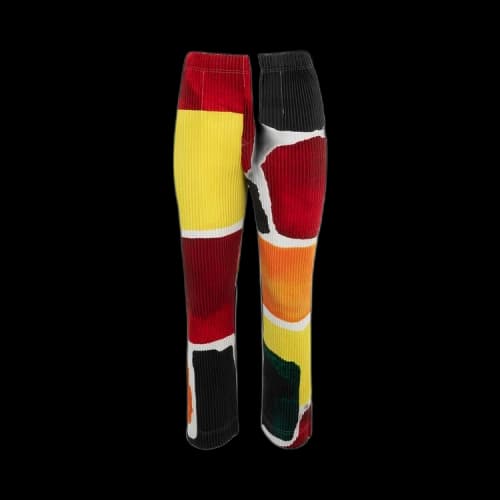 Issey Miyake Landscape Pants 'Red'