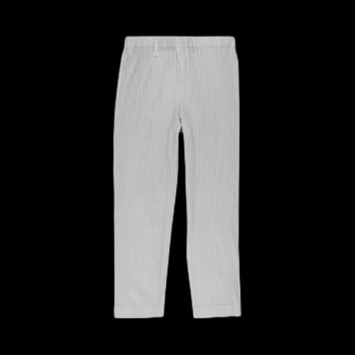 Homme Plissé Issey Miyake Basic Pleated Pants 'Light Grey'