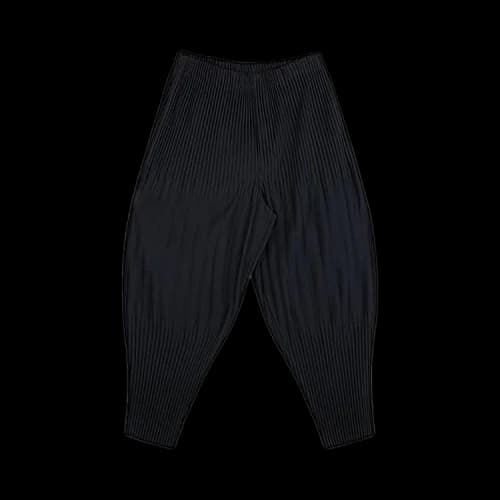Homme Plissé Issey Miyake Relaxed Pleat Basics Pants 'Navy'