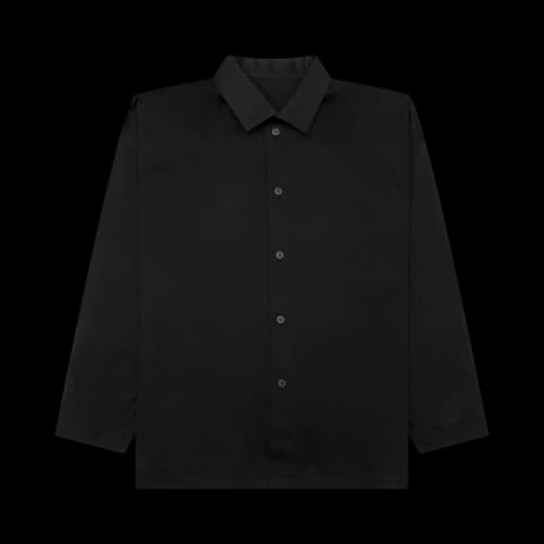 Homme Plissé Issey Miyake Jersey Shirt 'Black'