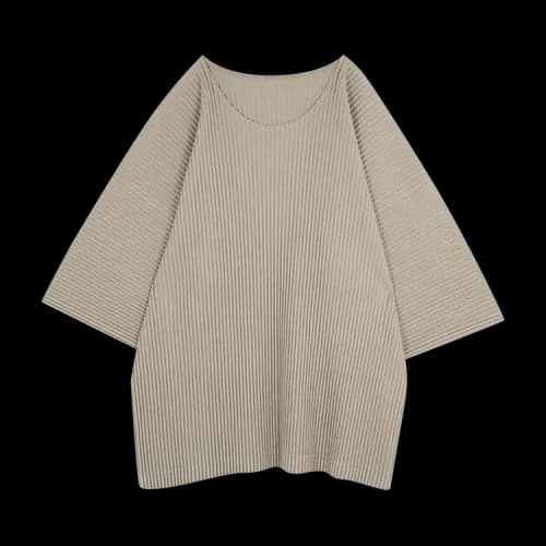 Homme Plissé Issey Miyake MC March T-Shirt 'Linen Beige'