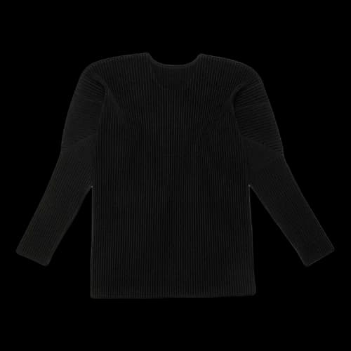Homme Plissé Issey Miyake Basics Long-Sleeve Top 'Black'