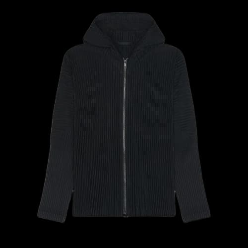 Homme Plissé Issey Miyake MC April Zip Hoodie 'Black'
